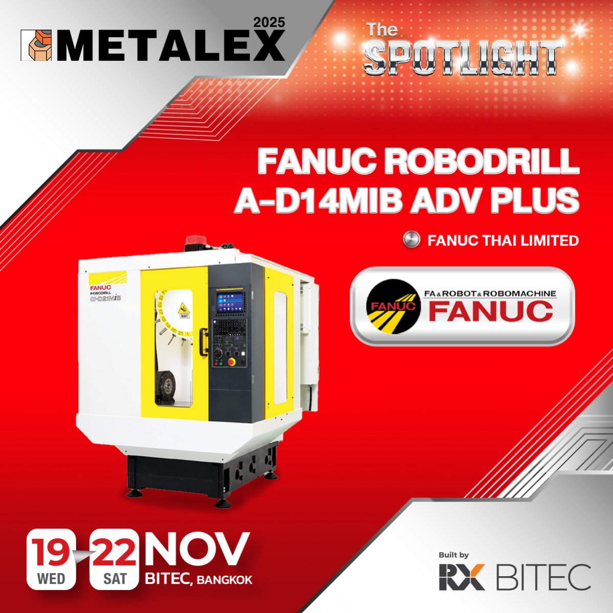 METALEX | Witness next-generation machine tools unveiled for the first time  in Thailand or ASEAN, built to accelerate productivity, push machining  boundaries, and future-proof your shop floor.